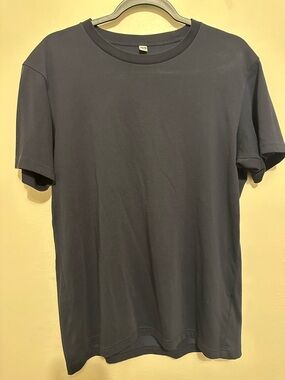 Uniqlo Short Sleeve Crew Neck T-Shirt - Navy Blue